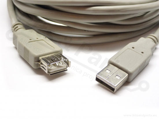 USB Extension Cable USB-A male-female 5 meters